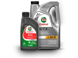 Productos Aceite Castrol GTX y Castrol ACTEVO®